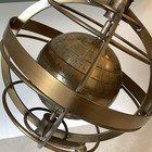 Mcm Nautical Solid Brass Globe Armillary Sphere Vintage Nautical Astrolabe