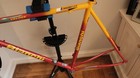 Bianchi Veloce Steel Frameset Carbon Fork 59cm Oem Bars stem seatpost