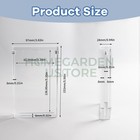 Psa cgc tag Graded Card Slab Acrylic Magnetic Display Protector Case
