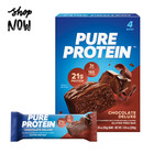 Pure Protein Bars  Chocolate Deluxe  Gluten Free  21g Protein  1 76 Oz  4 Count