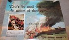 Vintage Us Post Office Battle Of Bunker Hill Bicentennial Stamp Poster 1976