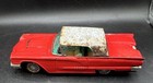Vintage 1958 T-bird Toy Car Tin Friction Made In Japan By Bandai C29