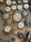 Big Vintage  Mixed Watch Lot  For Repair Parts Or Working Looks To Be Mostly Men
