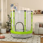 4 6ft Trampoline For Kids W  Safety Net  Age 3-6 Years  Green