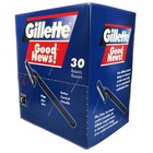 Gillette Good News Disposable Razors Twin Blade Pivoting Head lubrastrip 30  Box