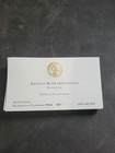 Governor Arnold Schwarzenegger 2010 Business Card