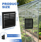 18 Inch Automatic Gravity Shutter Louver Vent  Aluminum Exhaust Shutters Louver