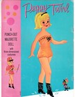 1966 Sally Twinkletoes Paper Doll Book - Saalfield - Rare Uncut Original 