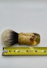 Maple Hybrid Handle With Two Band Finest Badger Shave Brush  Yellow   Tan