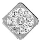 5 Oz Great Britain Queen s Beasts  9999 Silver Completer Bar Bu Preorder