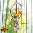Bird Rope Swing Toy Parrot Climbing Perch Stand Cockatiel