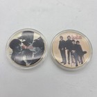The Beatles Gold Clad Limited Edition Tribute Coin In Hard Shell Case Lot Of 2