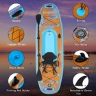 10ft Inflatable Kayak With Detachable Seat  Sup Paddle Board For Fishing Touring
