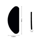 5 Pairs Anti-slip Silicone Stick On Nose Pads For Eyeglasses Sunglasses Glasses