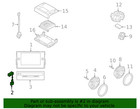 Genuine Volkswagen Navigation Microphone 3b0-035-711-b