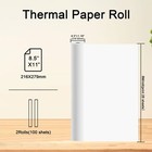 4 Rolls 8 5  X 11  A4 Thermal Printer Paper For M08f M832 M834 Portable Printer