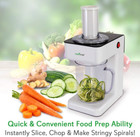 Electric Vegetable Spiralizer     3-blade Zucchini Spiralizer Noodle Maker  Veggie