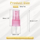 12 Pcs Pink Spray Bottle Top  18 410 Fine Mist Sprayer Stripe Plastic Top