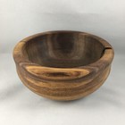 Hand Turned Decorative Wood Bowl Table Art Centerpiece Handmade Beautiful Grain