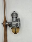 Elfin Vintage Mini 2-stroke Nitro glow Airplane Engine W Veco Wooden Prop