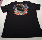 Bon Jovi 2022 North American Tour Concert T Shirt Women Size 2xl Black N j  Usa