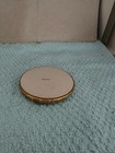 1920 s Art Deco Vintage Green Guilloche Powder And Rouge Compact Enamel Lid