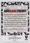 2013 Cryptozoic The Big Bang Theory Seasons 5 Standees  cs-07 05eu