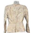 Vintage Handmade Japanese Silk Floral Button Front Jacket Size Xs s