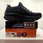 Skechers D lux Walker Sr Ozema 108017-blk Womens 9 Work Shoes Black Relaxed Fit