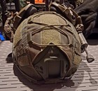 Nij Level Iiia Tactical Helmet Uhmwpe Nav Light Walkers 22nrr Earphones Od Green
