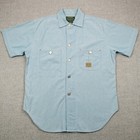 Vtg Polo Country Ralph Lauren Shirt Mens S Blue Authentic Dry Goods  100 Cotton
