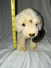Fao Schwarz Dog Plush Golden Retriever yellow Lab Puppy Stuffed 10    Red Collar