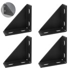 4 Pcs Unistrut Bracket  4 Hole Right Angle Connector Brackets For 1-5 8  