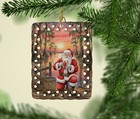 Caroline s Treasures Cajun Santa Claus Crawfish Christmas Ornament Fnt1240co2