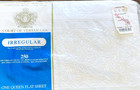 Cannon Court Of Versailles Queen Flat Sheet White Ivory Embroidered Irregular