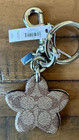 Nwt C4316 Coach Wildflower Signature Key Fob Bag Charm Keychain    Dust Bag