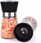 Salt And Pepper Grinder Shakers Set Spice Mill Refillable Grinders  2 5 Inches X