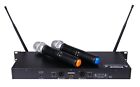 Gtd Audio 2x100 Adjustable Frequency Uhf Wireless Microphone Mic System New 290