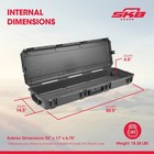 Skb Hard Protective Storage Case With Wheels For Equipment  Iseries  Dark Gray