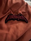 Vintage 1988 Original Metallica Iron On Headbangers Ball Patch Music Red
