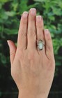 Sterling Silver Natural Turquoise Ring Size 4 3 4 Teen  Child  Pinky