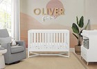 Delta Children Tribeca 4-in-1 Baby Convertible Crib   6792-1360-grey   Grey
