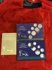 1982 Iraq Commemorative Issue Restoration Of Babylon Coins  Holder  Cover   Card