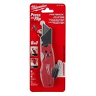 Milwaukee Tool 48-22-1505 Fastback 6 In 1 Folding Utility Knife W  Clip