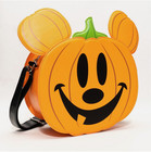 Mickey Mouse Halloween Handbag Crossbody Loungefly Pumpkin Jack O Lantern Disney