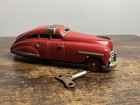 Schuco Fex 1111 Wind Up Toy Car Bright Red Working With Key German