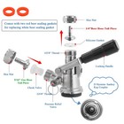 Keg Coupler For Sankey D System  Beer Keg Tap Kegerator Tap Coupler D Type