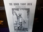 Rider Tarot Deck 1971 W booklet   Pictorial Key To The Tarot Book W  Box