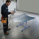 Blue Heavy Duty Wheel Rim Painting Stand  Mobile Wheel Paint Stand 100 83 81cm