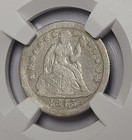 1843 O New Orleans Mint Seated Liberty Dime 10c Ngc Fine Details Cleaned